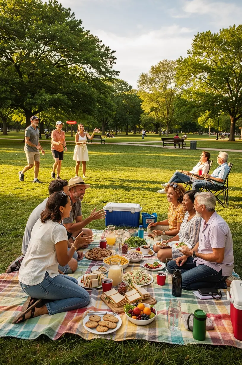 Local farmers market highlighting community engagement and fresh produce.