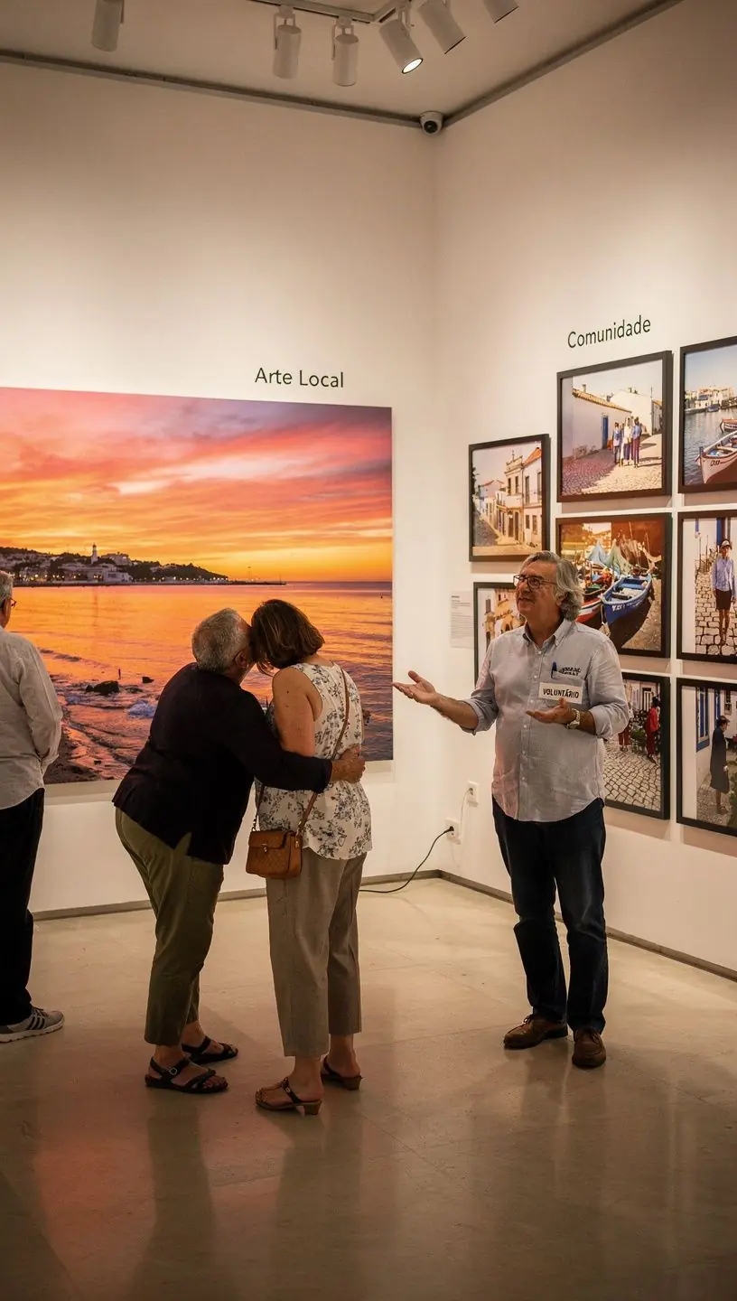 Art exhibitions showcasing local creativity and culture