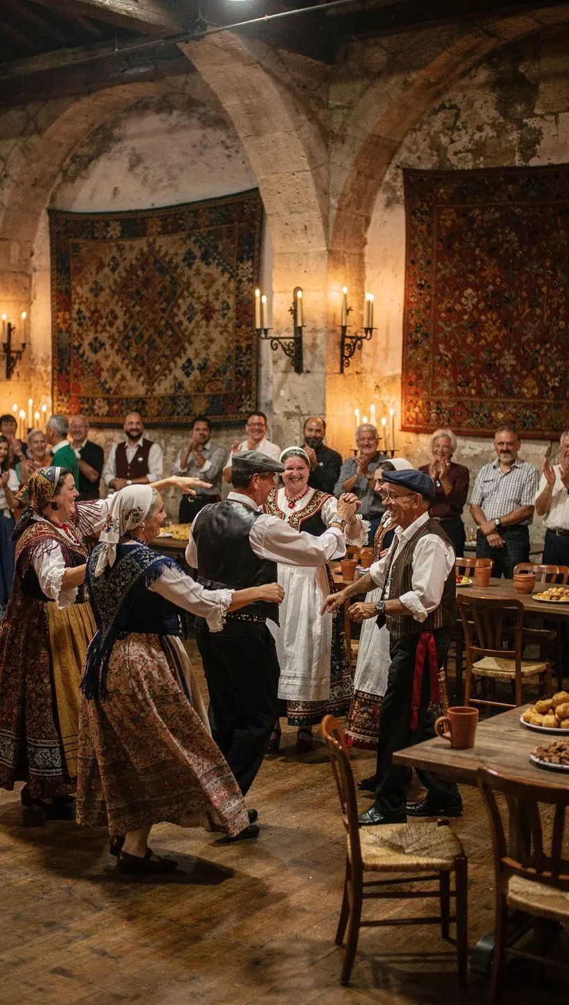 Adults enjoying live music at a local concert